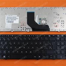 HP ProBook 6560B/EliteBook 8570P 8560P BLACK FRAME BLACK(With Point stick) SP 55010T100-289-G Laptop Keyboard (OEM-B)