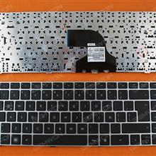 HP ProBook 4330S 4331S 4430S 4431S 4435S 4436S Series Silver FRAME BLACK LA N/A Laptop Keyboard (OEM-B)