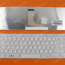 TOSHIBA L830 L840 WHITE FRAME WHITE WIN8 IT N/A Laptop Keyboard (OEM-B)