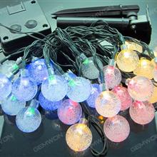 30 LED Bubble Bead Solar Power Light Garden Party Festival Gebustag Illumination（Multicolour） Other N/A