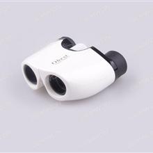 10x22 High Clear Binocular Telescope Concert Outdoor Travel Use(white) Camping & Hiking N/A