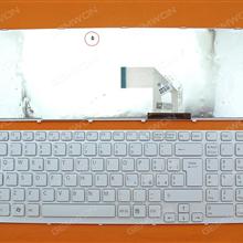 SONY SVE 15 WHITE FRAME WHITE IT N/A Laptop Keyboard (OEM-B)