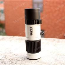 15-75X25 Zoom Monocular Telescope HD Night Vision Traveling Concert Match（white） Camping & Hiking N/A