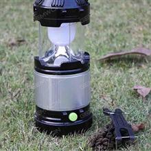 Portable Rechargeable Solar Light Lamp Lantern Lights Outdoor Camping Hiking Tent（black） Other N/A