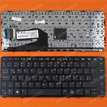 HP EliteBook 840 G1 850 G1 BLACK FRAME BLACK (with point,Win8) LA N/A Laptop Keyboard (OEM-B)