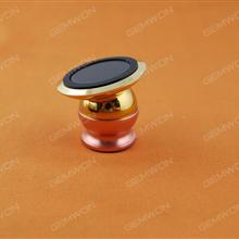 Gold Plated 360°Revolving Magnetic Support Smart Phone Car Holder Mobile Scaffold Other N/A