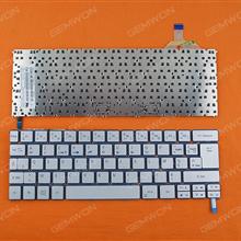 ACER Aspire S7-391 S7-392 SILVER Backlit(Win8) FR N/A Laptop Keyboard (OEM-B)