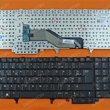 DELL Latitude E6520 BLACK (Without Point stick For Win8) FR OWXM97 Laptop Keyboard (OEM-B)