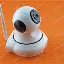 Support wireless WIFI network connection,easliy start to communicate to family,the corner of shopping anywhere IP Cameras ETLIB012JW