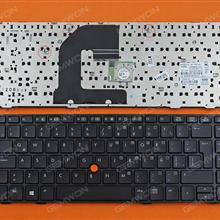HP EliteBook 8460P BLACK FRAME BLACK(With Point stick,Without foil,Win8) LA N/A Laptop Keyboard (OEM-B)