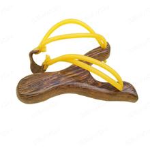Black Chicken Wings Wood Catapult Rubber Band Outdoor Hunting Games Sling Shot Camping & Hiking N/A
