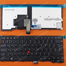 Thinkpad T440 T440P T440S BLACK FRAME BLACK(Backlit,With Point stick,Win8 ) UI N/A Laptop Keyboard (OEM-B)