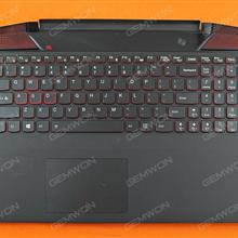 Lenovo Ideapad Y700-15  BLACK COVER+BLACK KEY Backlit(With Touch PAD  Pulled ) US 9Z.N8RBN.L01 PK130ZF1A00 SN20H54485 Laptop Keyboard (OEM-B)