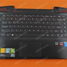 Lenovo Ideapad Y40-70 14 BLACK COVER+BLACK KEY (With Touch PAD Pulled ) US 11S 25215834 ZZ0A45MM10 Laptop Keyboard (OEM-B)