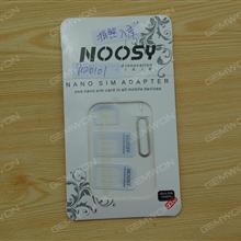 Nano SIM Adapter for iPhone 5 with Needle,Nano(iPhone5)to Micso SIM(iPhone4) and Nano(iPhone5)to SIM and Micso SIM(iPhone4)to SIM white Other ADAPTER