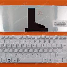 TOSHIBA L830 L840 WHITE FRAME WHITE LA N/A Laptop Keyboard (OEM-B)