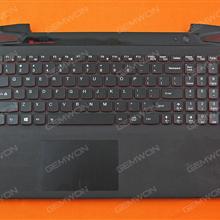 Lenovo Ideapad Y50-70AM-IFI 15.6 BLACK COVER+BLACK KEY Backlit(With Touch PAD Pulled ) US N/A Laptop Keyboard (OEM-B)