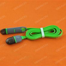 Lightning & Micro USB 2 In 1 Cable For iPhone 5 5S 6 6S Android green Charger & Data Cable N/A