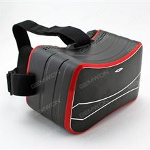 Virtual Reality All-in-one New Full HD 3D Glasses With Headphones Black. 3D Glasses N/A