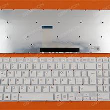 TOSHIBA L50-B S50-B L50D-B L50T-B L50DT-B L55(D)-B S55-B S55T-B S55D-B  WHITE (Without FRAME, Win8) LA N/A Laptop Keyboard (OEM-B)