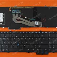 DELL Latitude E5540 BLACK (With point,Backlit,With Win8) US N/A Laptop Keyboard (OEM-A)