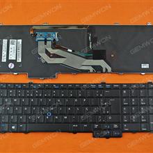 DELL Latitude E5540 BLACK (With point,Backlit,With Win8) BR N/A Laptop Keyboard (OEM-B)