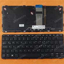 HP Pro X2 612 G1 BLACK FRAME BLACK(Backlit,Win8) LA 9Z.N9WBV.31E Laptop Keyboard (OEM-B)