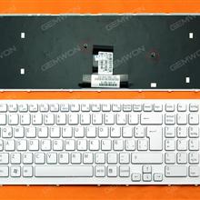 SONY VPC-EB WHITE FRAME WHITE(With foil) LA N/A Laptop Keyboard (OEM-B)