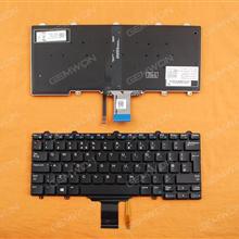 DELL Latitude 13 7000 7350 BLACK (Without Frame,Backlit，For Win8) UK N/A Laptop Keyboard (OEM-B)