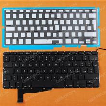 APPLE Macbook Pro A1286 BLACK (For 2008, With Backlit Board) IT N/A Laptop Keyboard (OEM-A)