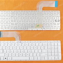 HP Pavilion 15-P 17-F WHITE (Without FRAME,Without Foil,Win8) US JL-NB008-CUS Laptop Keyboard (OEM-B)