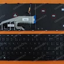 HP ProBook 450 G3 455 G3 470 G3 BLACK FRAME BLACK(Backlit,For Win8,Pulled) US N/A Laptop Keyboard (OEM-A)