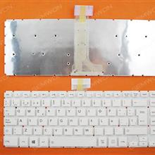 Toshiba L40-B WHITE (Without FRAME, Win8) SP N/A Laptop Keyboard (OEM-B)