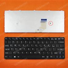SONY SVE 11 BLACK FRAME BLACK（win 8） US N/A Laptop Keyboard (OEM-B)