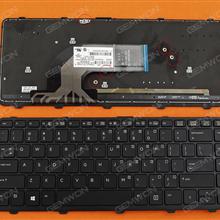 HP PROBOOK 440 G0 440 G1 445 G1 440 G2 445 G2 430 G2 BLACK FRAME BLACK(Backlit,For Win8) US N/A Laptop Keyboard (OEM-B)