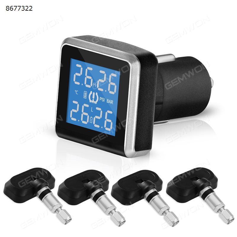 D8 Wireless tire pressure monitoring tpms system monitor 4 external sensor suitable for  all car series Safe Driving D8 WI