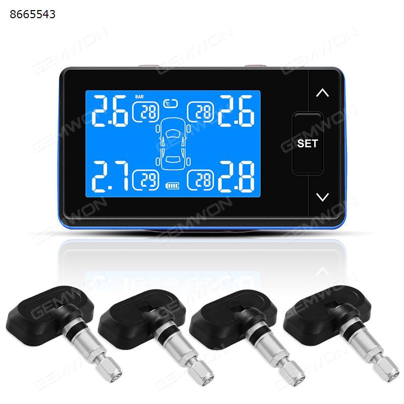New arrival tyresafe LED Wireless Tire Pressure Monitor System TPMS with Lithium battery and 4 Internal Sensors Safe Driving L2 NF