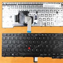 Thinkpad E450 E455 E450C BLACK FRAME BLACK(With Point stick,Win8) LA N/A Laptop Keyboard (OEM-B)