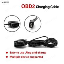 Tachograph OBD cable OBD charger buck stop monitoring line OBD intelligent low-voltage protection Auto Repair Tools N/A