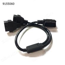 OBD2 one-two extension cord elbow 90 ° plug obd one to two connection adapter wiring material 16-pin 16 core Auto Repair Tools C-CB-YC