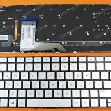 HP Spectre x360 13-4000 13-4100 13-4200 SILVER (Without FRAME Backlit WIN8) LA N/A Laptop Keyboard (OEM-B)