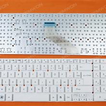 GATEWAY NV55S WHITE(Without foil) FR N/A Laptop Keyboard (OEM-B)