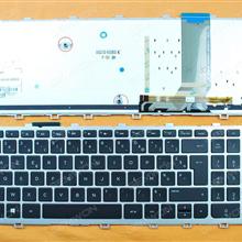 HP ENVY 15-j Series SILVER FRAME BLACK(BACKLIT, For Win8 ,Part of the buckle less ) FR N/A Laptop Keyboard (OEM-B)
