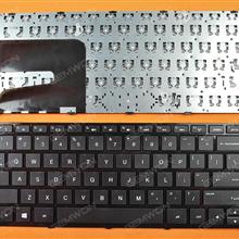 HP Pavilion 14-E BLACK FRAME BLACK Win8 US N/A Laptop Keyboard (OEM-B)