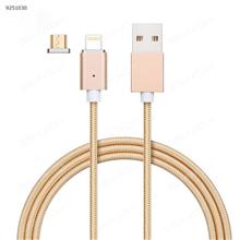 2 In 1 Magnetic USB Cable - Android Micro-B + iPhone  Devices, Charging And Data Transfer(Supprt Express Charge Mode) Charger & Data Cable N/A