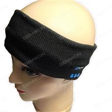 Wireless Bluetooth Headscarf 5.0 Stereo Sports Outdoor Sports Crown Music MP3 Phone Headscarf Yoga Hat Black Smart Wear Black