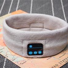 Wireless Bluetooth Stereo Handsfree Sleep Headset Sports Headband Mic Headphone Light Gray Smart Wear N/A