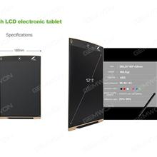 Howshare 12 Inch LCD Writing Board, Electronic Drawing Board，Black LCD Writing Board 12 INCH