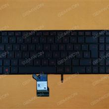 ASUS N501 Q501LA N541LA BLACK （Backlit,Red Printing, Win8） GR 9Z.N8SBQ.X0G Laptop Keyboard (OEM-B)