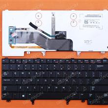 DELL Latitude E6420 E5420 E6220 E6320 E6430 BLACK(With Point stick,Backlit,Renew，Good condition,Win8) US N/A Laptop Keyboard (OEM-B)